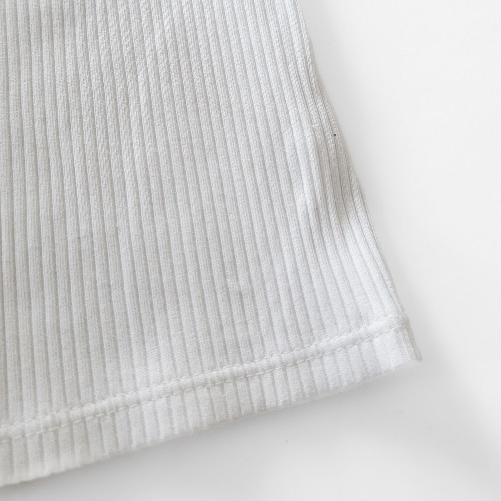 Nine West Ribbed XS Top - White - Picture 5 of 6